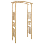Arco da Giardino Naturale 110 x 40 x 205 cm Bambù