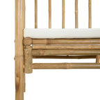 Arco da Giardino con Panchina Bianco Crema 115 x 50 x 205 cm