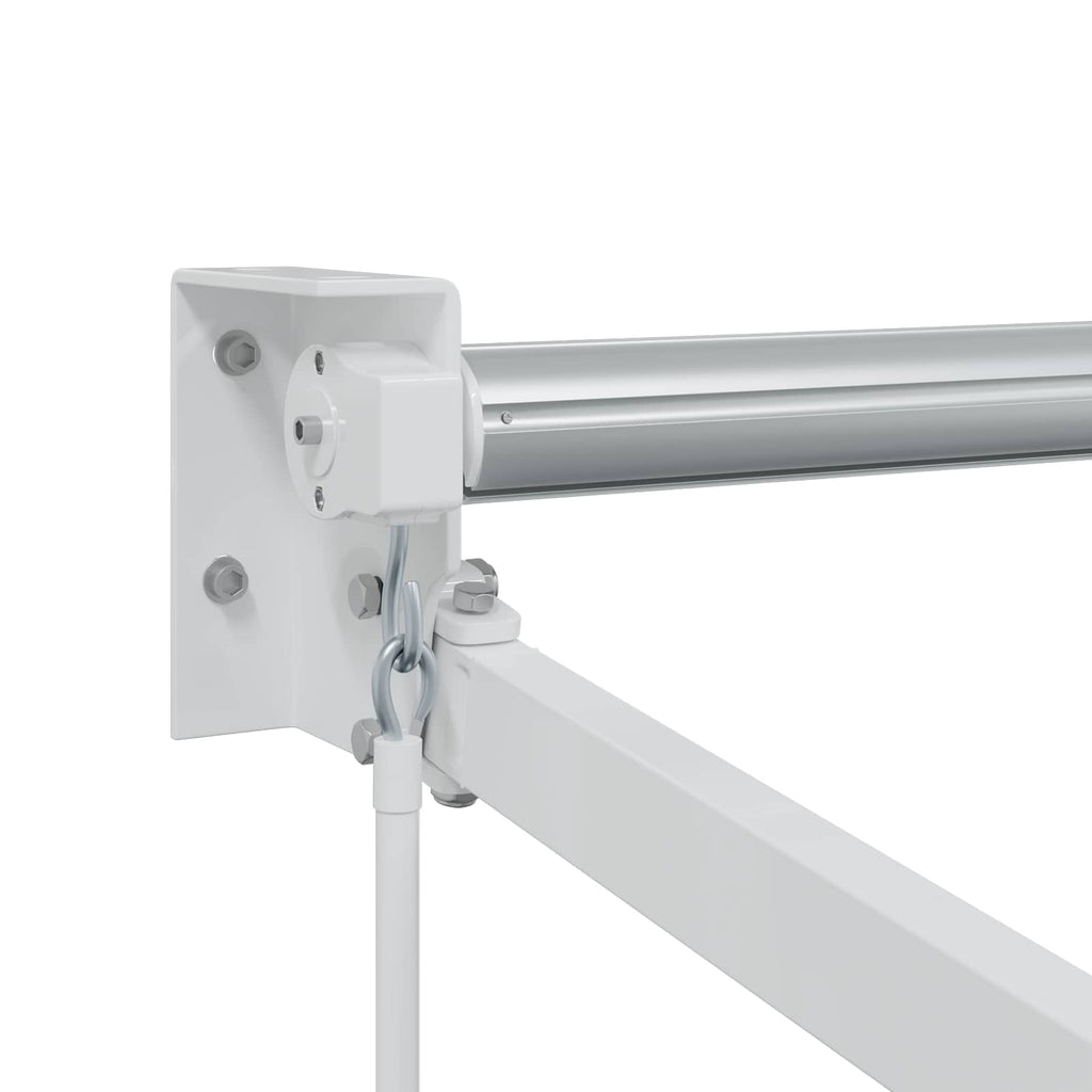 Telaio per tende da sole retrattile manuale Bianco 2,5 x 2 m