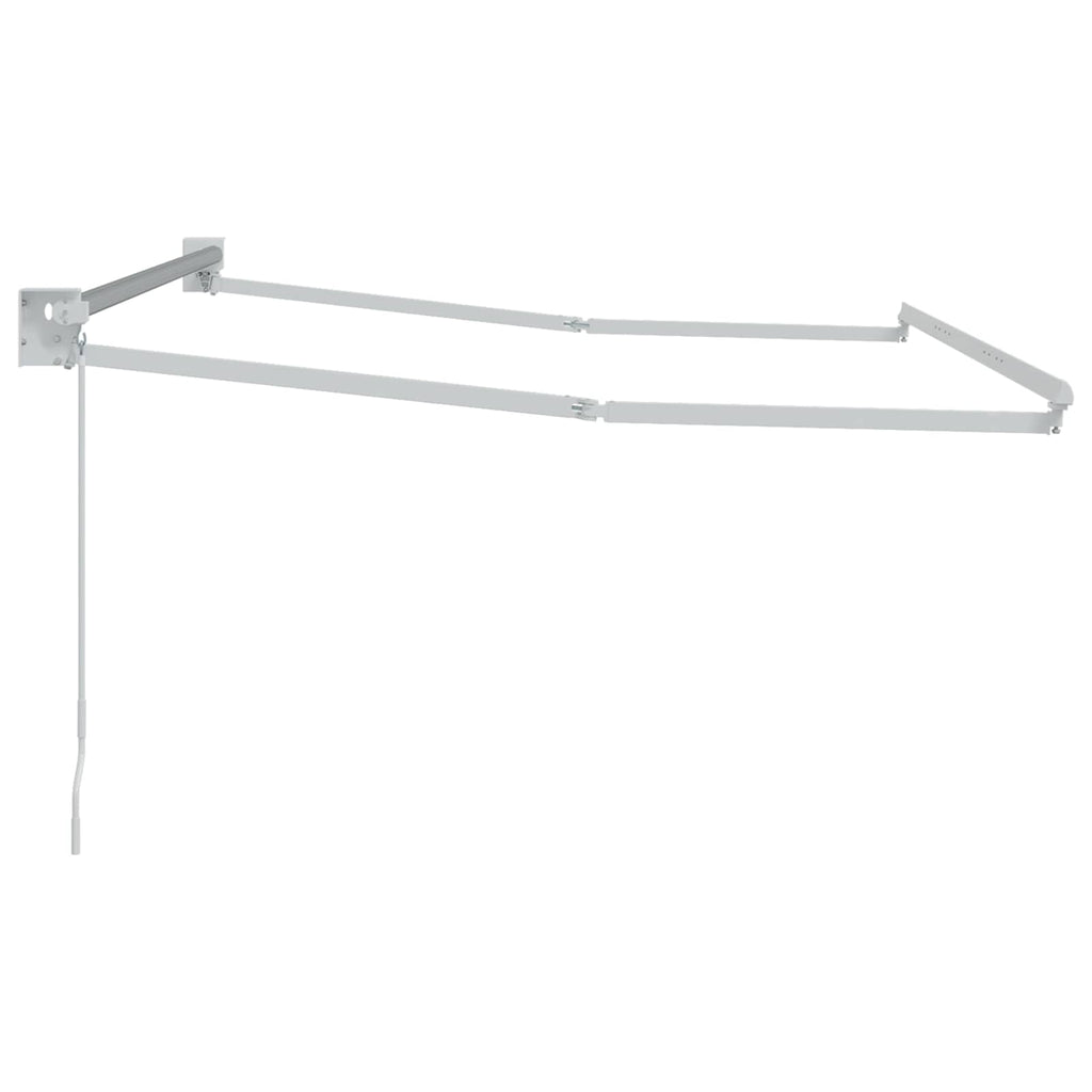 Telaio per tende da sole retrattile manuale Bianco 2,5 x 2 m