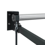 Telaio per tende da sole retrattile manuale Antracite 3 x 2 m