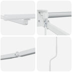 Struttura della tenda elettrica retrattile Bianco 3 x 2 m