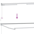Struttura della tenda elettrica retrattile Bianco 3,5 x 2,5 m