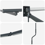 Struttura della tenda elettrica retrattile Antracite 3 x 2 m