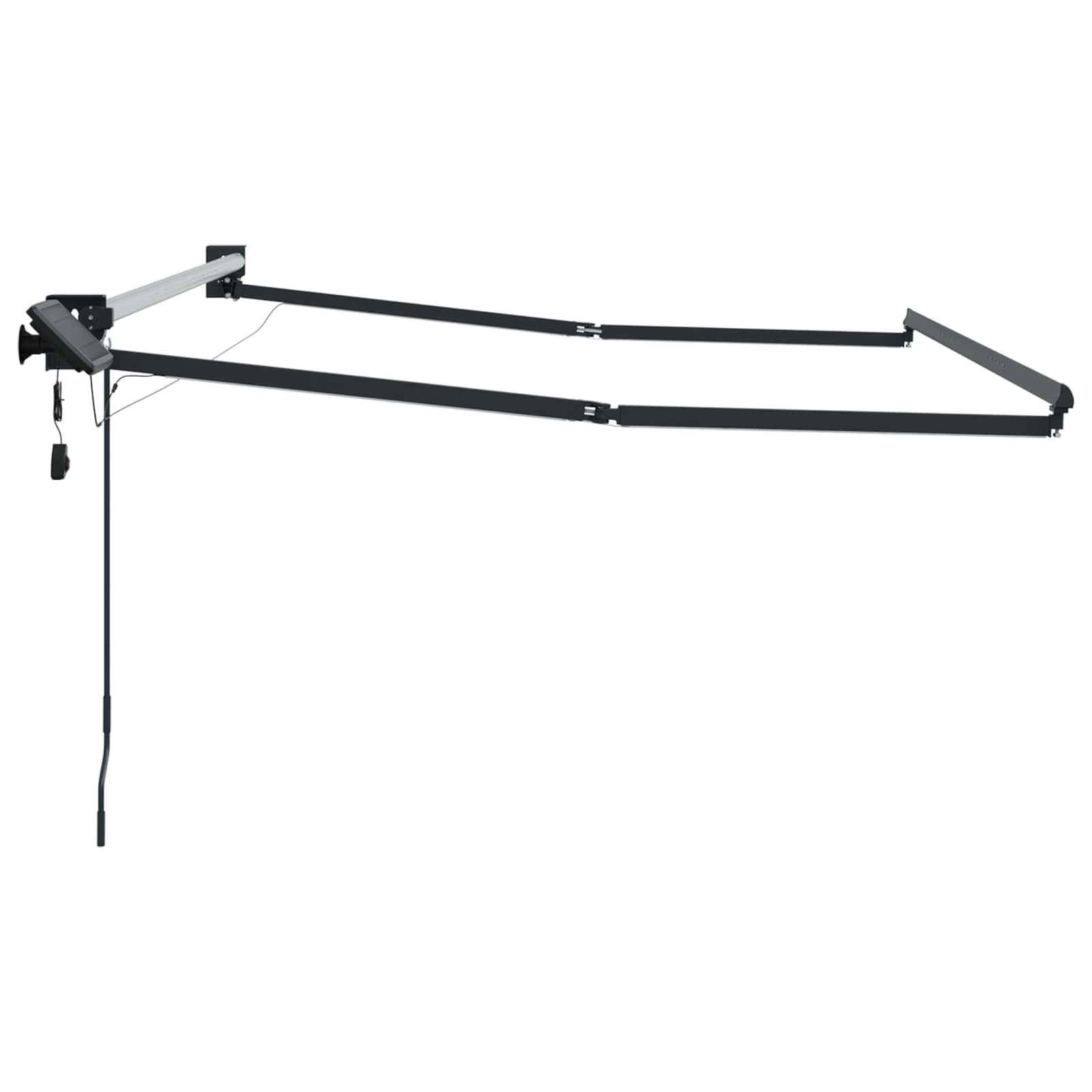 Struttura della tenda elettrica retrattile Antracite 3 x 2,5 m