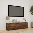 Mobile TV con LED con LED Quercia Affumicata 140 x 34 x 40 cm