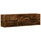 Mobile TV con LED con LED Quercia Affumicata 140 x 34 x 40 cm