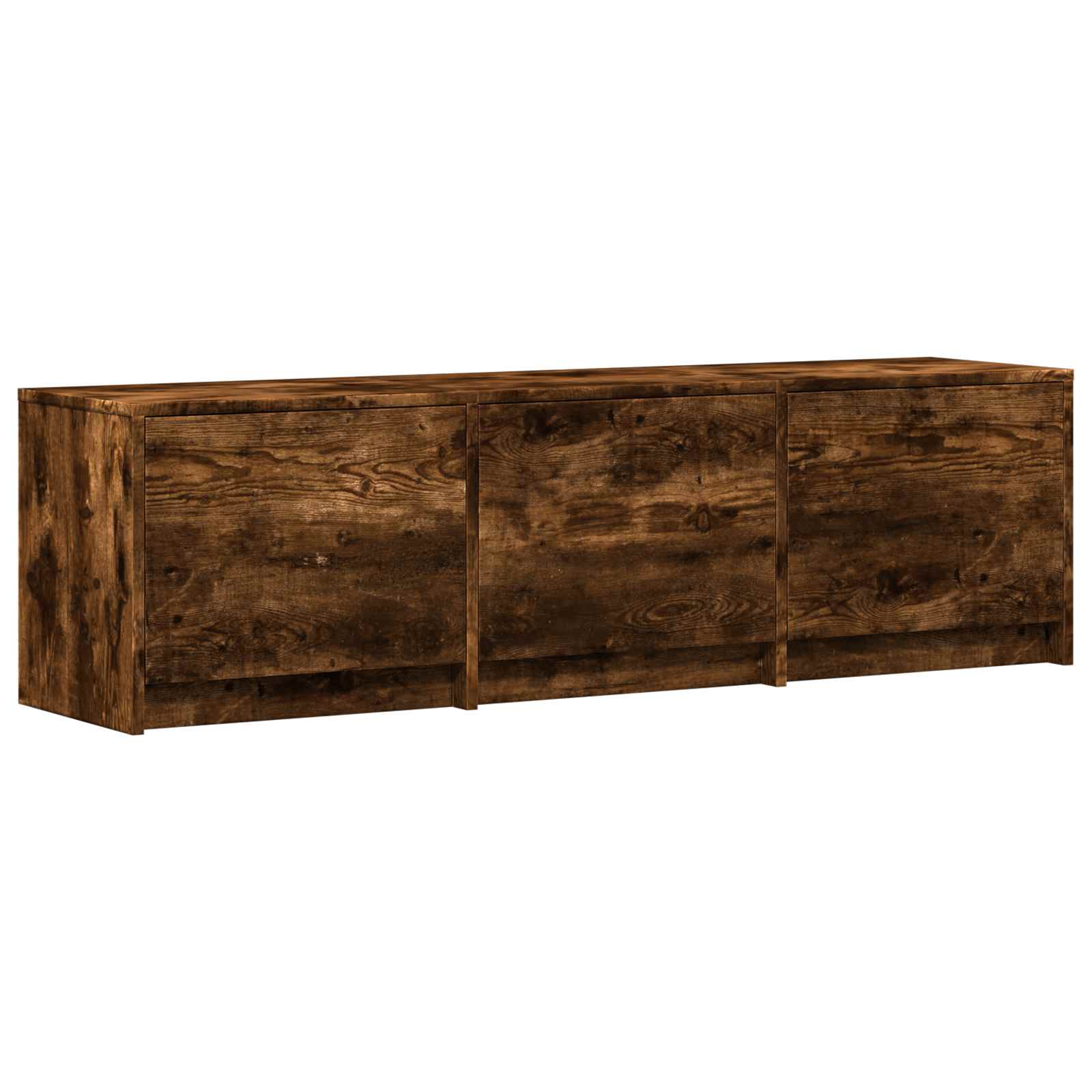 Mobile TV con LED con LED Quercia Affumicata 140 x 34 x 40 cm