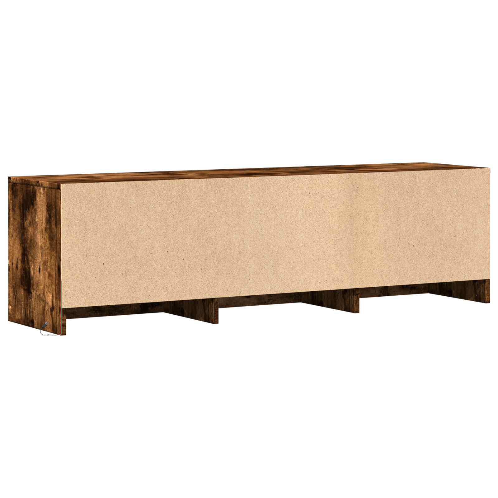 Mobile TV con LED con LED Quercia Affumicata 140 x 34 x 40 cm