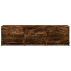 Mobile TV con LED con LED Quercia Affumicata 140 x 34 x 40 cm