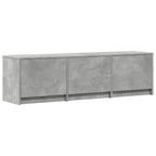 Mobile TV con LED con LED Grigio Cemento 140 x 34 x 40 cm