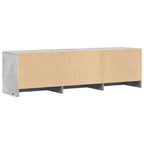Mobile TV con LED con LED Grigio Cemento 140 x 34 x 40 cm
