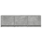 Mobile TV con LED con LED Grigio Cemento 140 x 34 x 40 cm