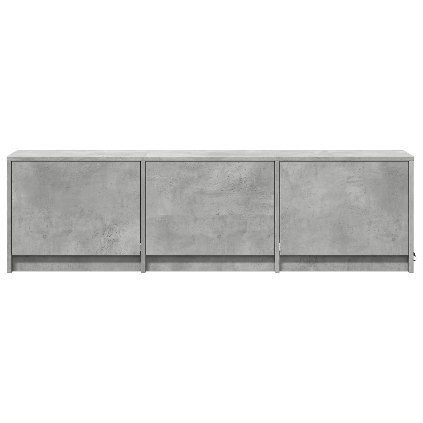 Mobile TV con LED con LED Grigio Cemento 140 x 34 x 40 cm