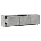 Mobile TV con LED con LED Grigio Cemento 140 x 34 x 40 cm
