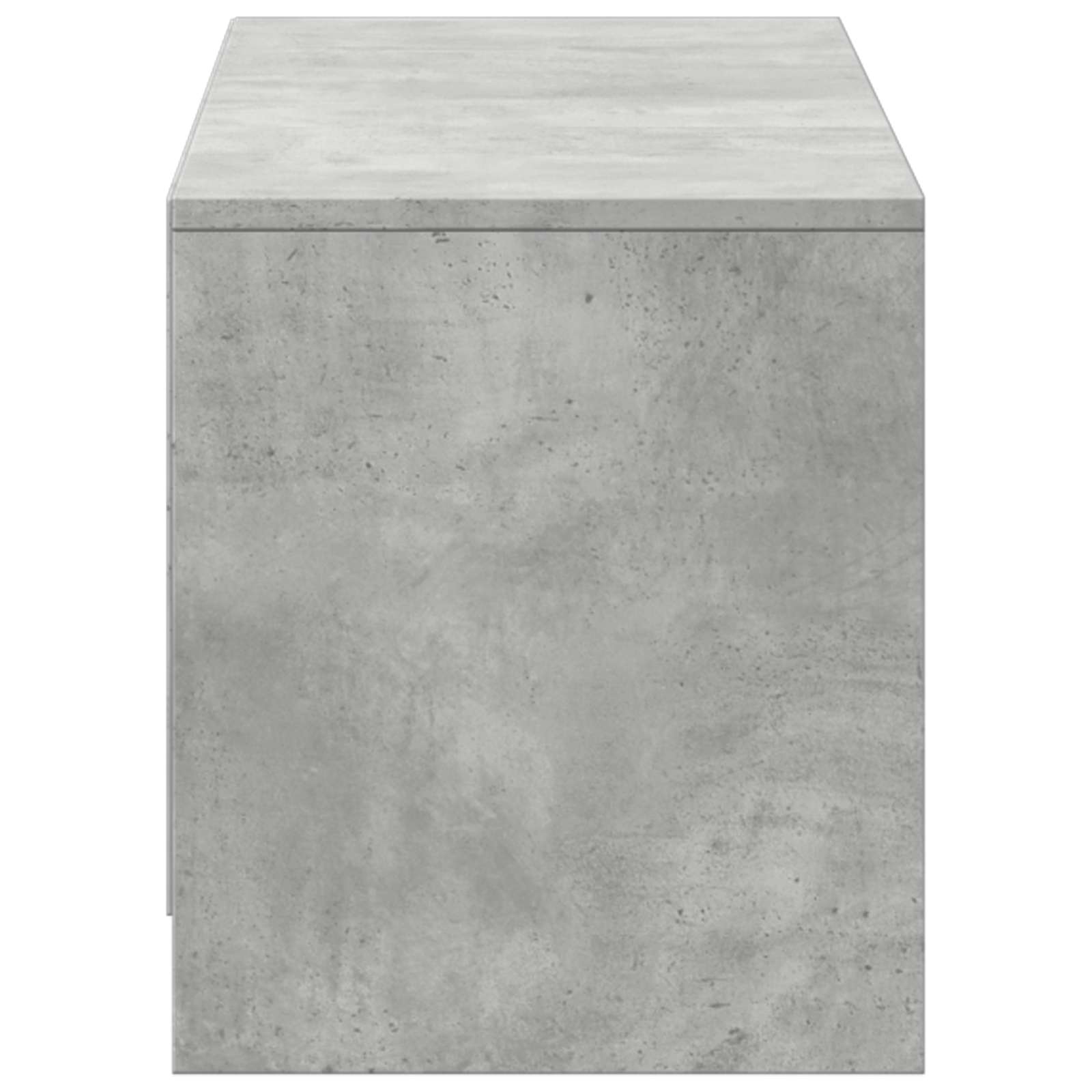 Mobile TV con LED con LED Grigio Cemento 140 x 34 x 40 cm