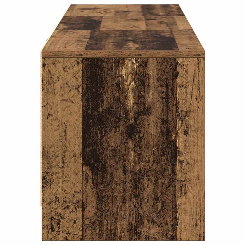 Mobile TV con LED con cassetto Legno vecchio 140 x 34 x 40 cm