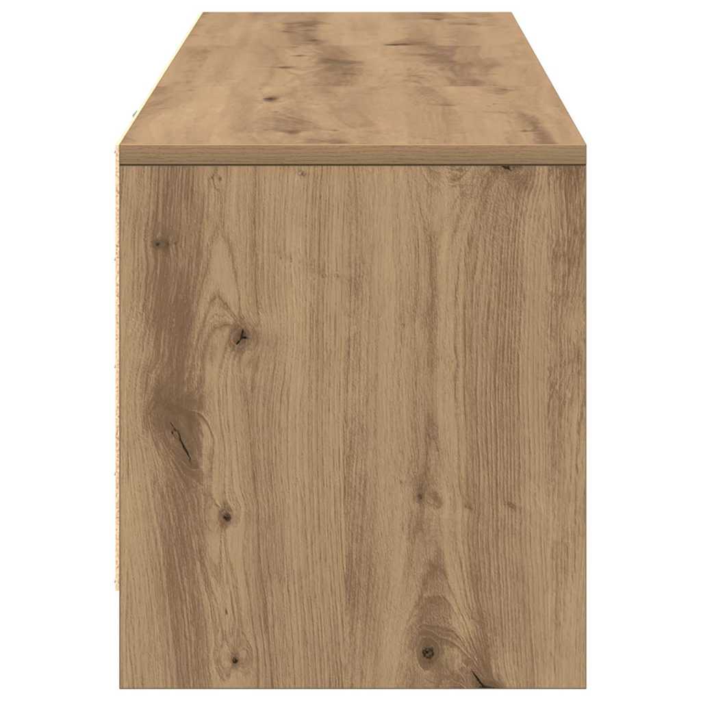 Mobile TV con LED Rovere Artigianale 140 x 34 x 40 cm
