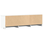 Mobile TV con LED Bianco 140 x 34 x 40 cm Legno ingegnerizzato