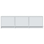 Mobile TV con LED Bianco 140 x 34 x 40 cm Legno ingegnerizzato