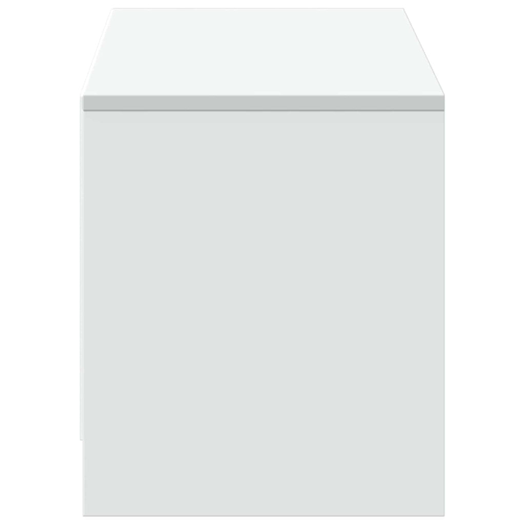 Mobile TV con LED Bianco 140 x 34 x 40 cm Legno ingegnerizzato