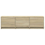 Mobile TV con LED con LED Rovere Sonoma 140 x 34 x 40 cm
