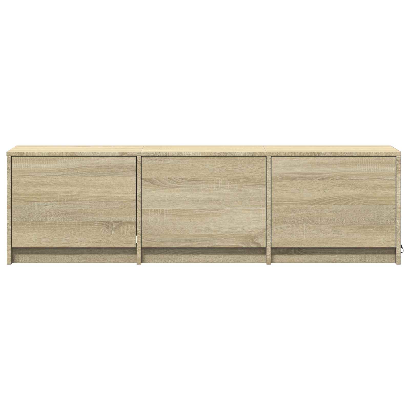 Mobile TV con LED con LED Rovere Sonoma 140 x 34 x 40 cm