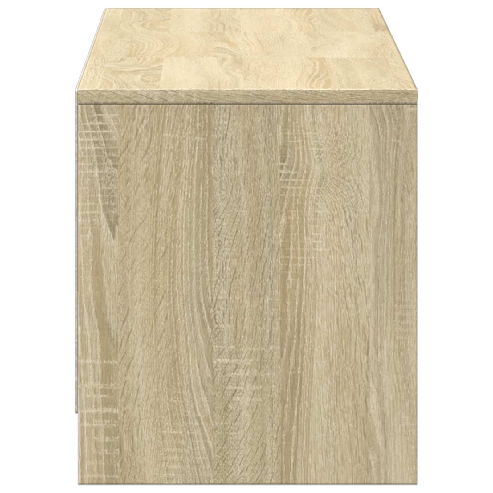 Mobile TV con LED con LED Rovere Sonoma 140 x 34 x 40 cm