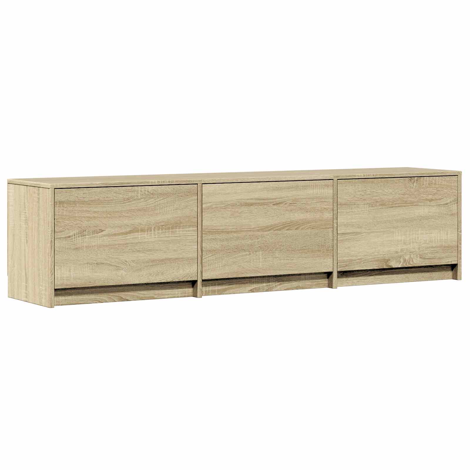 Mobile TV con LED con LED Rovere Sonoma 165 x 34 x 40 cm