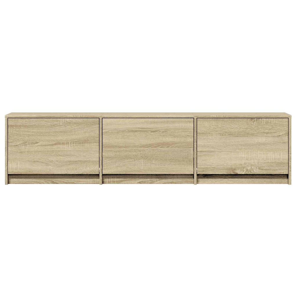 Mobile TV con LED con LED Rovere Sonoma 165 x 34 x 40 cm