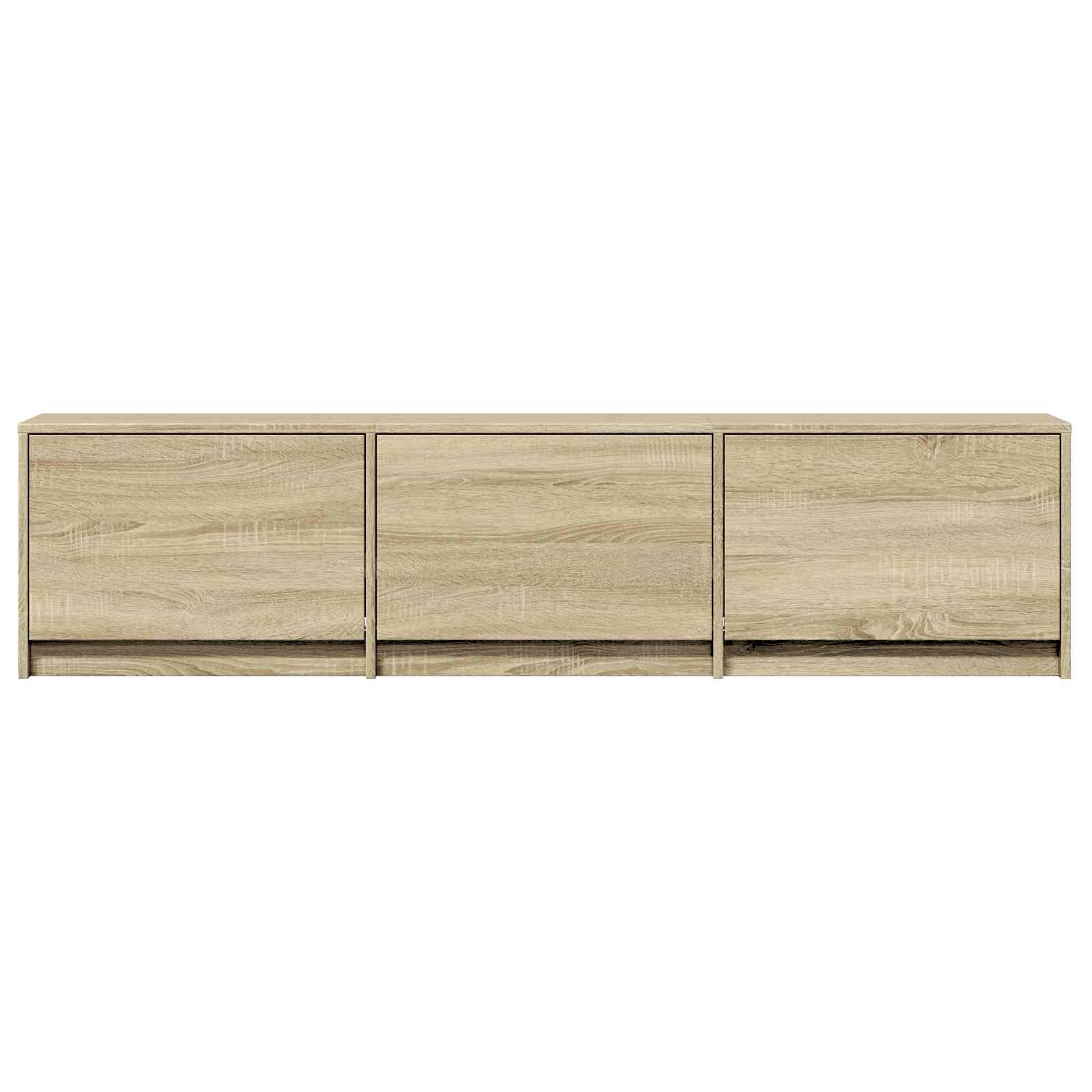Mobile TV con LED con LED Rovere Sonoma 165 x 34 x 40 cm