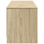 Mobile TV con LED con LED Rovere Sonoma 165 x 34 x 40 cm