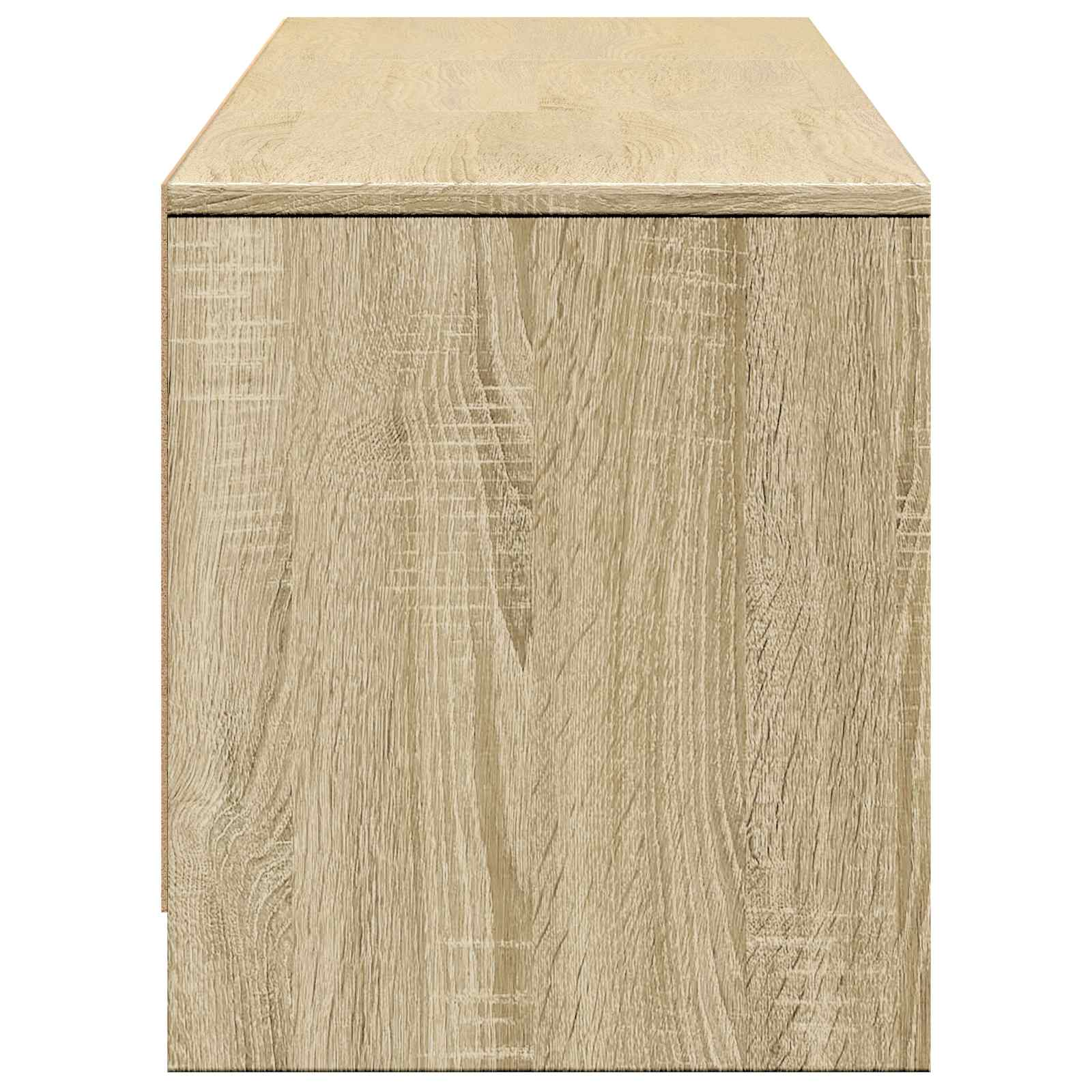 Mobile TV con LED con LED Rovere Sonoma 165 x 34 x 40 cm