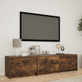 Mobile TV con LED con LED Quercia Affumicata 165 x 34 x 40 cm
