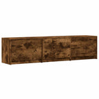 Mobile TV con LED con LED Quercia Affumicata 165 x 34 x 40 cm