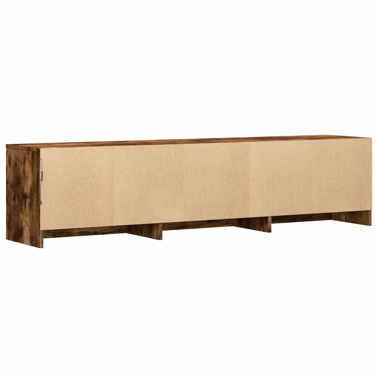 Mobile TV con LED con LED Quercia Affumicata 165 x 34 x 40 cm