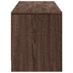 Mobile TV con LED con LED Quercia marrone 165 x 34 x 40 cm