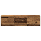 Mobile TV con LED con cassetto Legno vecchio 165 x 34 x 40 cm