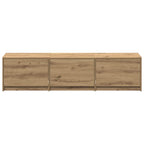 Mobile TV con LED Rovere Artigianale 165 x 34 x 40 cm