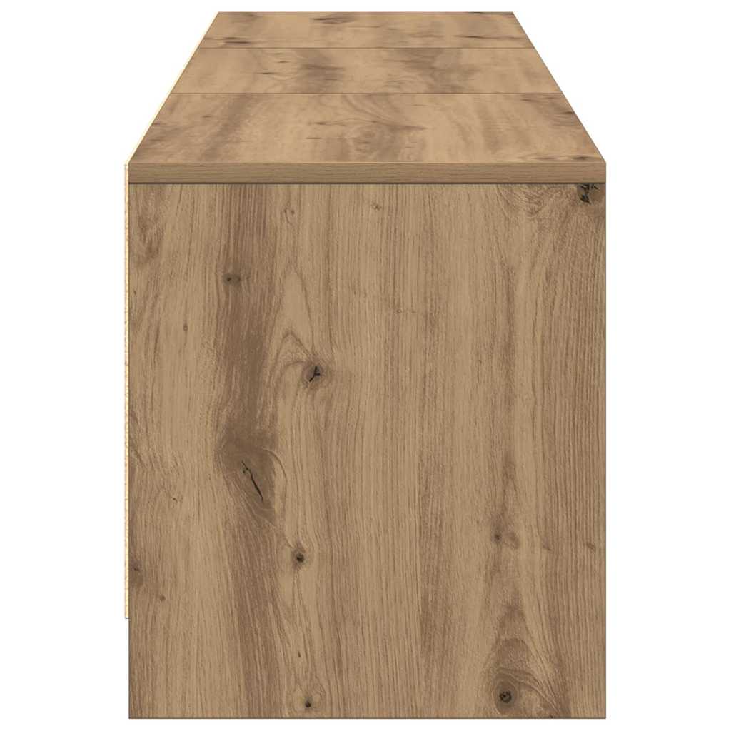 Mobile TV con LED Rovere Artigianale 165 x 34 x 40 cm