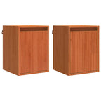 Armadietto a muro 2 pcs Marrone cerato 30 x 30 x 40 cm