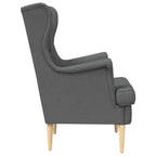 poltrona Grigio scuro Tessuto