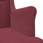 poltrona Rosso Vino Tessuto