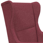 poltrona Rosso Vino Tessuto
