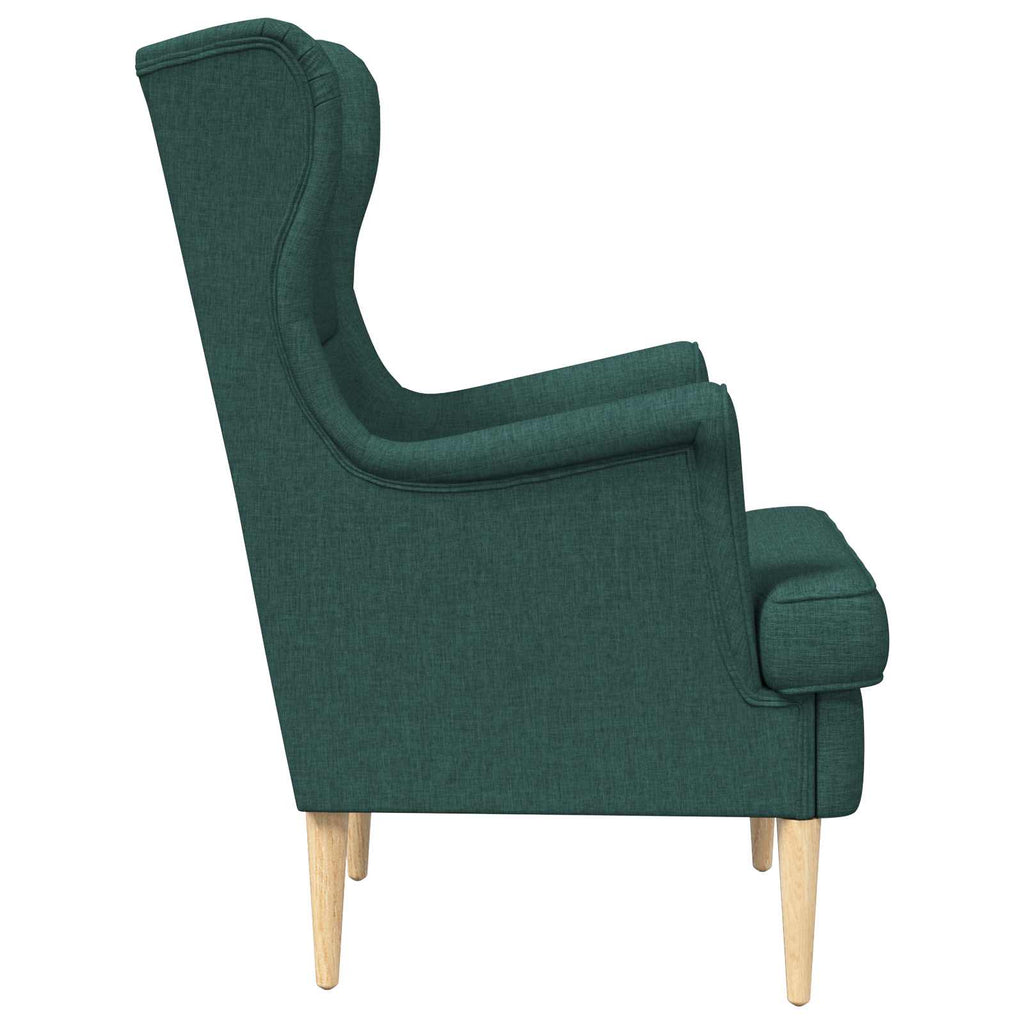 poltrona Verde Scuro Tessuto