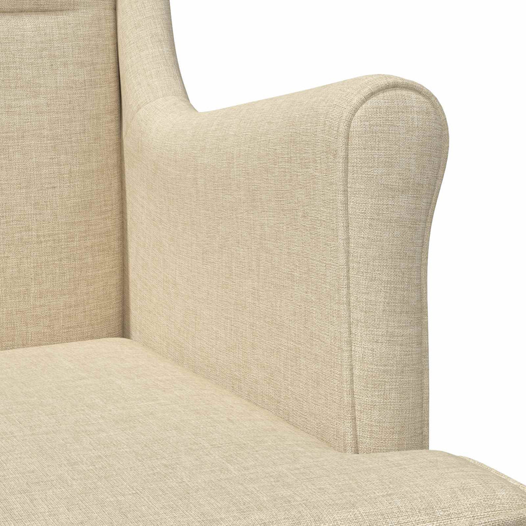 poltrona Crema Tessuto