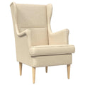poltrona Crema Tessuto