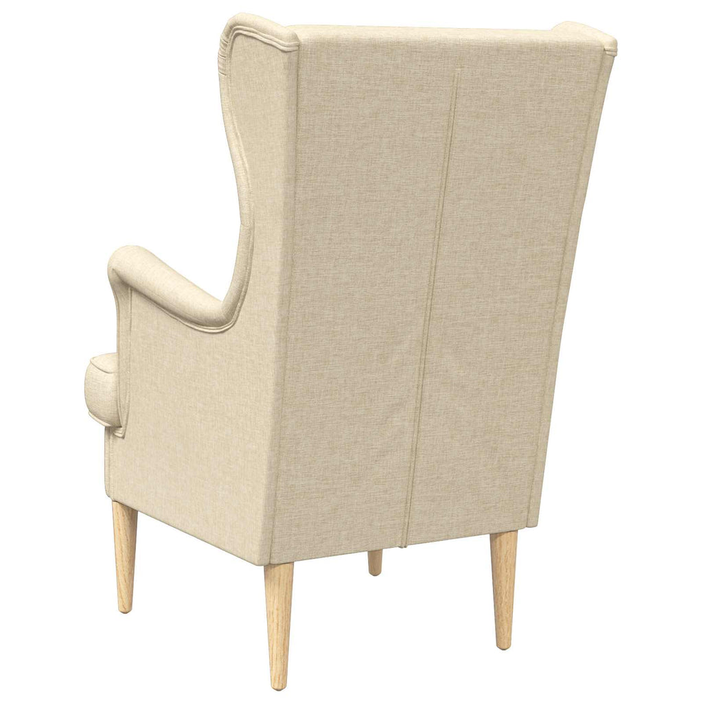 poltrona Crema Tessuto