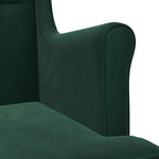 Poltrona Verde Scuro Velluto