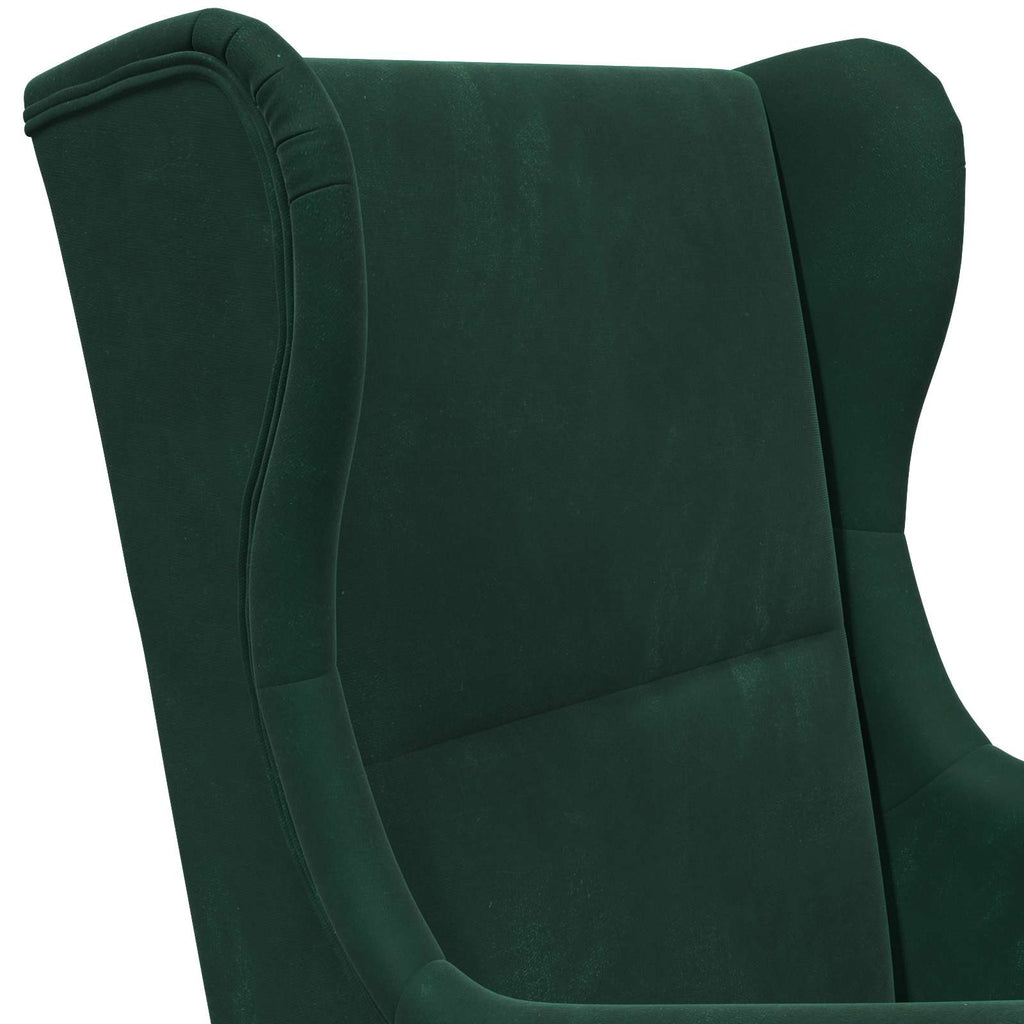 Poltrona Verde Scuro Velluto